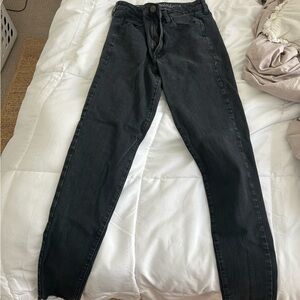 American Eagle super stretch black skinny jeans